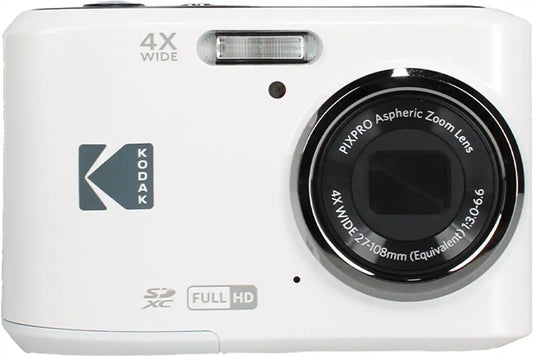 Kodak PIXPRO FZ45 Digital Camera + Tripod (White) Bundle