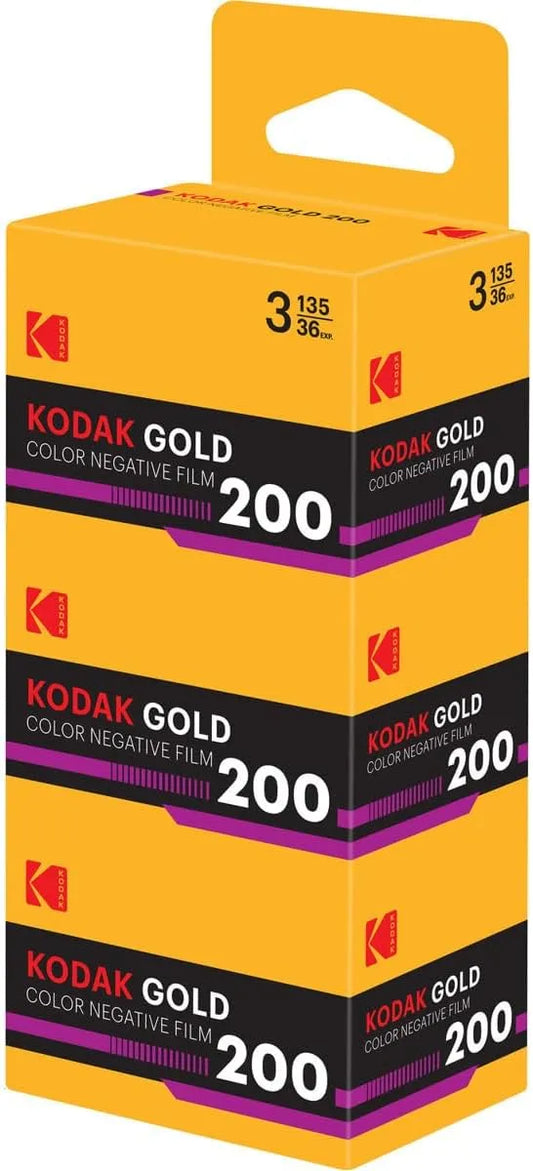 KODAK Gold 200 Color Negative Film 135-36 3-Pack