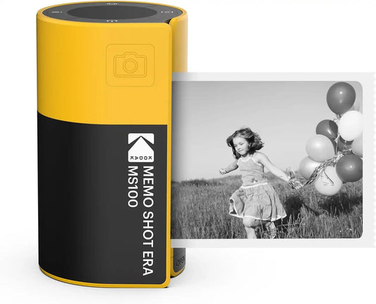 KODAK Label Maker Machine, Bluetooth, 1 Label Roll, Yellow