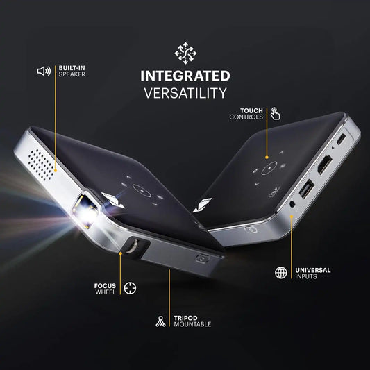 KODAK Luma 150 Type 4 Pocket DLP Pico Projector Kit, Mini Projector, Black