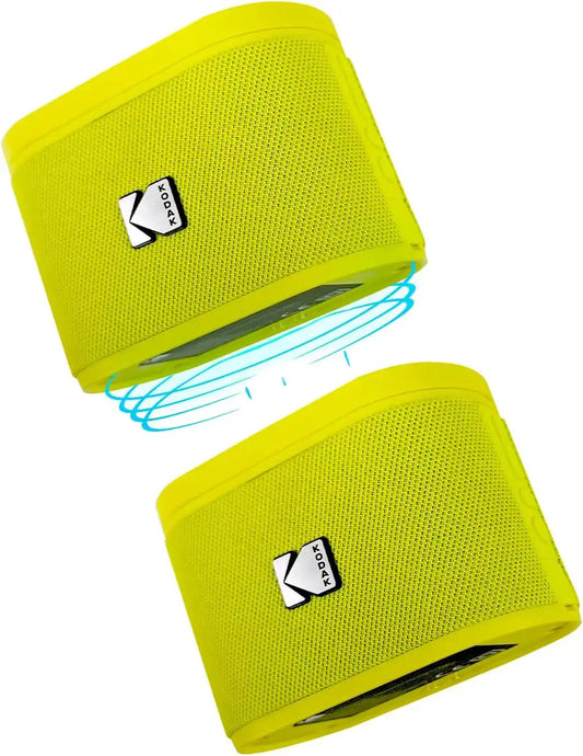 KODAK SOUNDBRIX Magnetic Splittable Bluetooth Speaker Wireless Portable Bluetooth Speaker with 4 Speaker Pairing Sound and 5H Playtime Water Resistant for Home Outdoor for Men Women