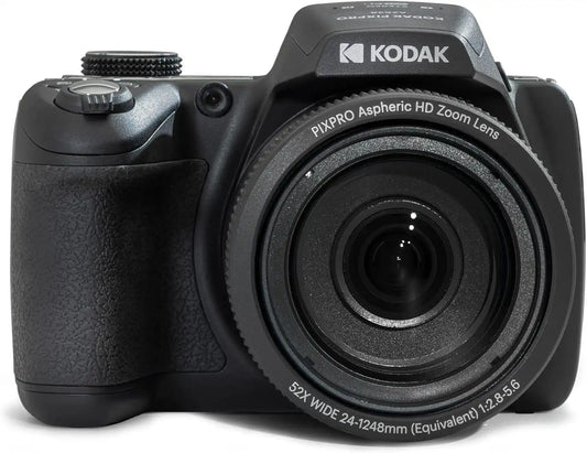 KODAK PIXPRO AZ528 16MP Digital Camera, 52x Optical Zoom, Wi-Fi, Black