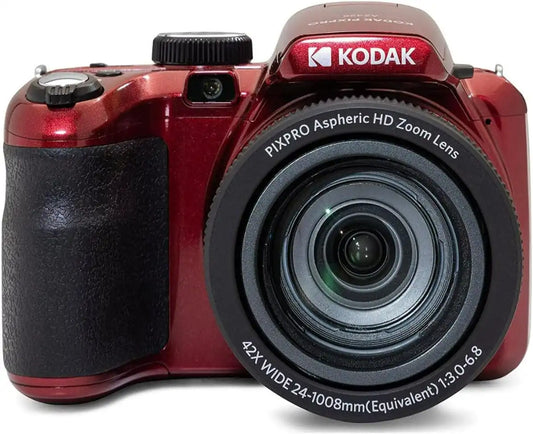 Kodak AZ425 PIXPRO Astro 20MP Digital Camera (Red) Bundle