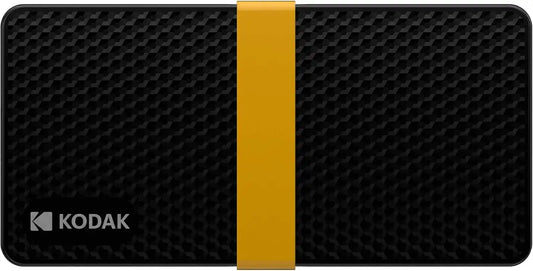 Kodak Portable SSD X200 1TB with USB-C 3.1 Gen 2 (10 Gbps)