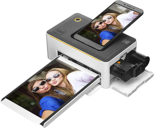 Kodak Dock Premium 4x6” Portable Instant Photo Printer, Bluetooth Edition | Full Color Photos, 4Pass & Lamination Process | Compatible with iOS, Android,Devices (2021 Edition)