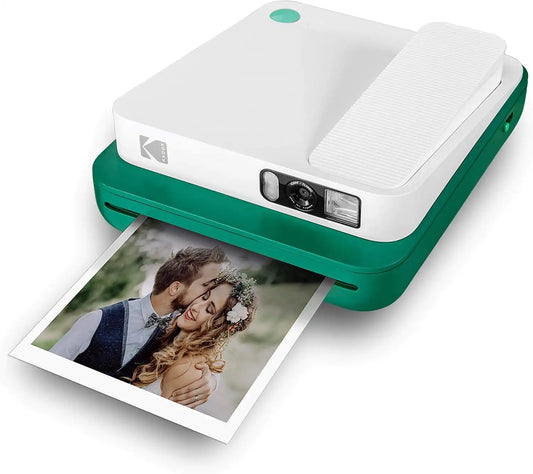 Zink KODAK Smile Classic Digital Instant Camera for 3.5 x 4.25 Zink Photo Paper - Bluetooth, 16MP Pictures (Green)