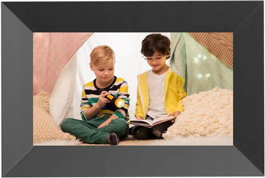 Kodak 7 Inch Black Digital Picture Frame 32GB Storage, Auto-Rotate Instant Photo & Video Sharing Perfect for Family Photos Remote Uploads, Digital Display, Easy Setup