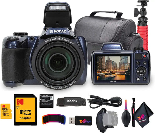 Kodak PIXPRO AZ528 16MP Vlogging Digital Camera Bundle