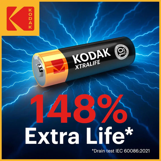 KODAK AA Alkaline Batteries (60 Pack) Double A Battery, LR6, 1.5V