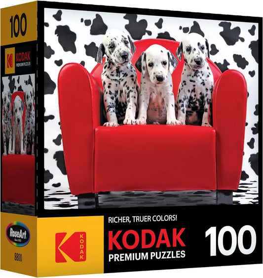 RoseArt - Kodak Premium - Lots of Spots - 100 Piece Jigsaw Puzzle for Adults