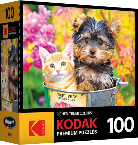 RoseArt Kodak Premium Bucket Buddies 100 Pc Jigsaw Puzzle