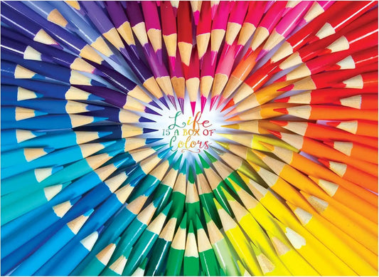 RoseArt - Kodak Premium - Life is a Box of Colors - 1000 Piece Jigsaw Puzzle for Adults