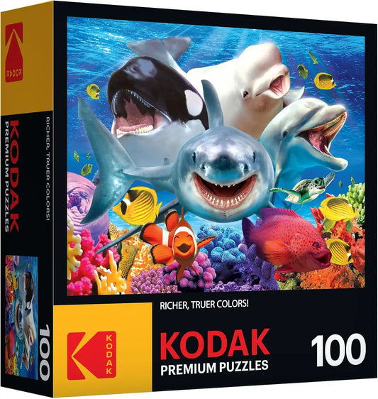 RoseArt - Kodak Premium - Ocean LOL - 100 Piece Jigsaw Puzzle for Kids and Adults