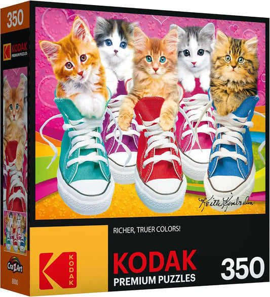 RoseArt - Kodak Premium - Sneaky Kats II - 350 Piece Jigsaw Puzzle for Adults