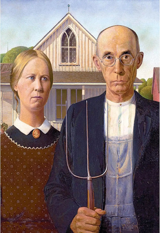 RoseArt Kodak Premium Masters American Gothic 2000 Piece Jigsaw Puzzle