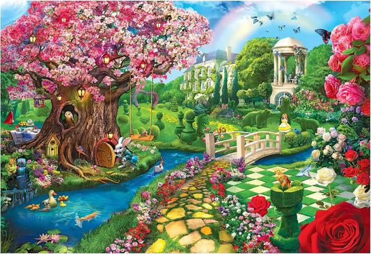 RoseArt Kodak Premium Spring Garden 2000 Piece Jigsaw Puzzle for Adults