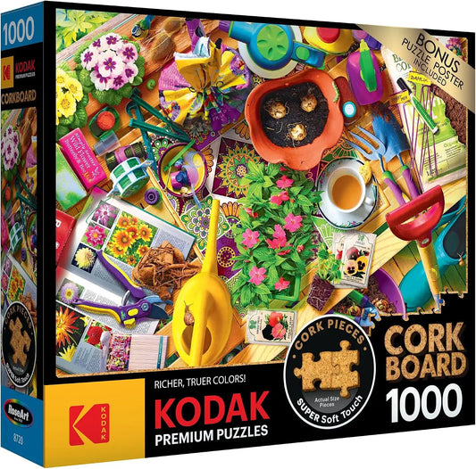 RoseArt - Kodak Premium Cork - Inside The Gardener's Shed - 1000 Piece Jigsaw Puzzle for Adults
