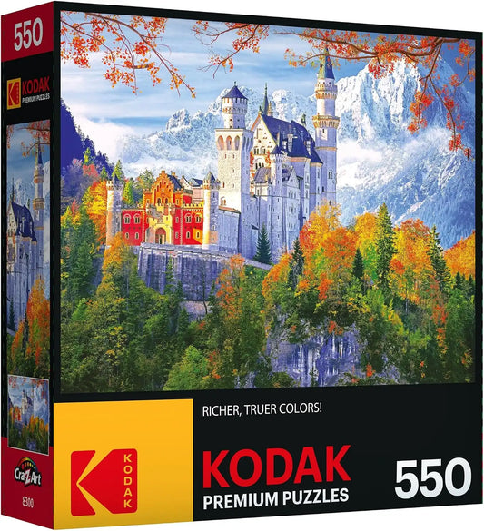 RoseArt - Kodak Premium - Castle, WA - 550 Piece Jigsaw Puzzle for Adults