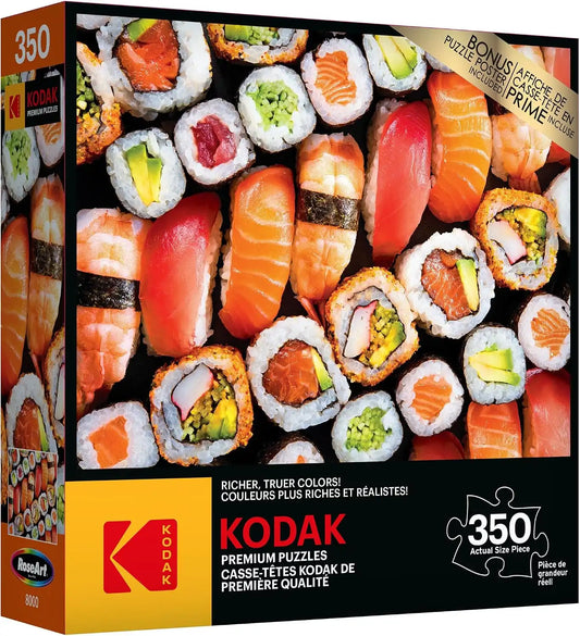 RoseArt Kodak Premium Japanese Sushi Collection Jigsaw Puzzle, 350 Piece