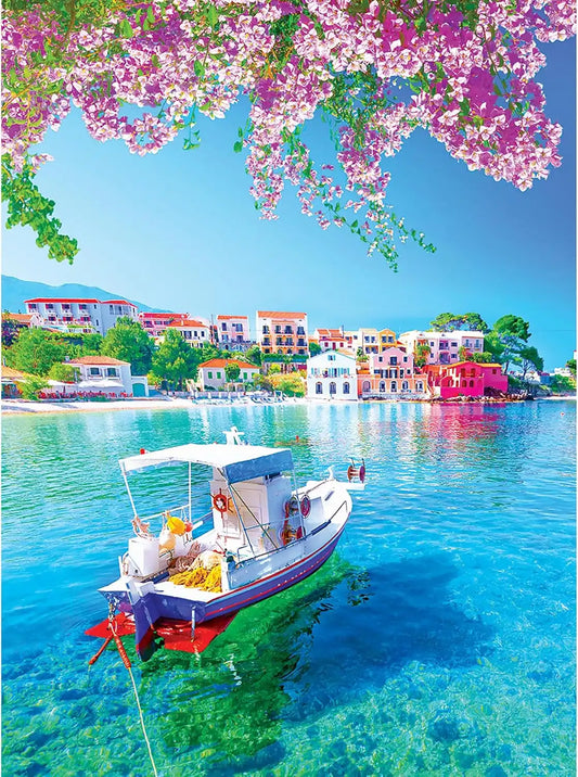 RoseArt - Kodak Premium - Assos Village - 1000 Piece Jigsaw Puzzle for Adults