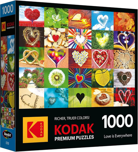 RoseArt - Kodak Premium - Love is Everywhere - 1000 Piece Jigsaw Puzzle for Adults