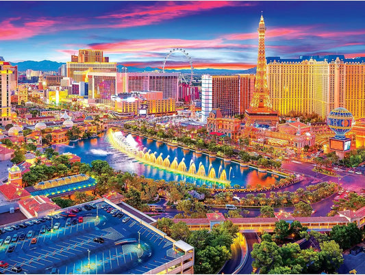 RoseArt - Kodak Premium - Las Vegas Strip - 550 Piece Jigsaw Puzzle for Adults